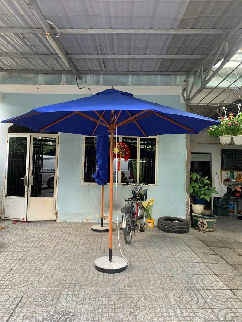 Địa điểm mua bán dù che nắng tại xã Tân An Hội, TPHCM ( thuộc huyện Củ Chi Cũ ) 4 Dù che nắng tại Tân An Hội, TPHCM - Mẫu dù gỗ 3m