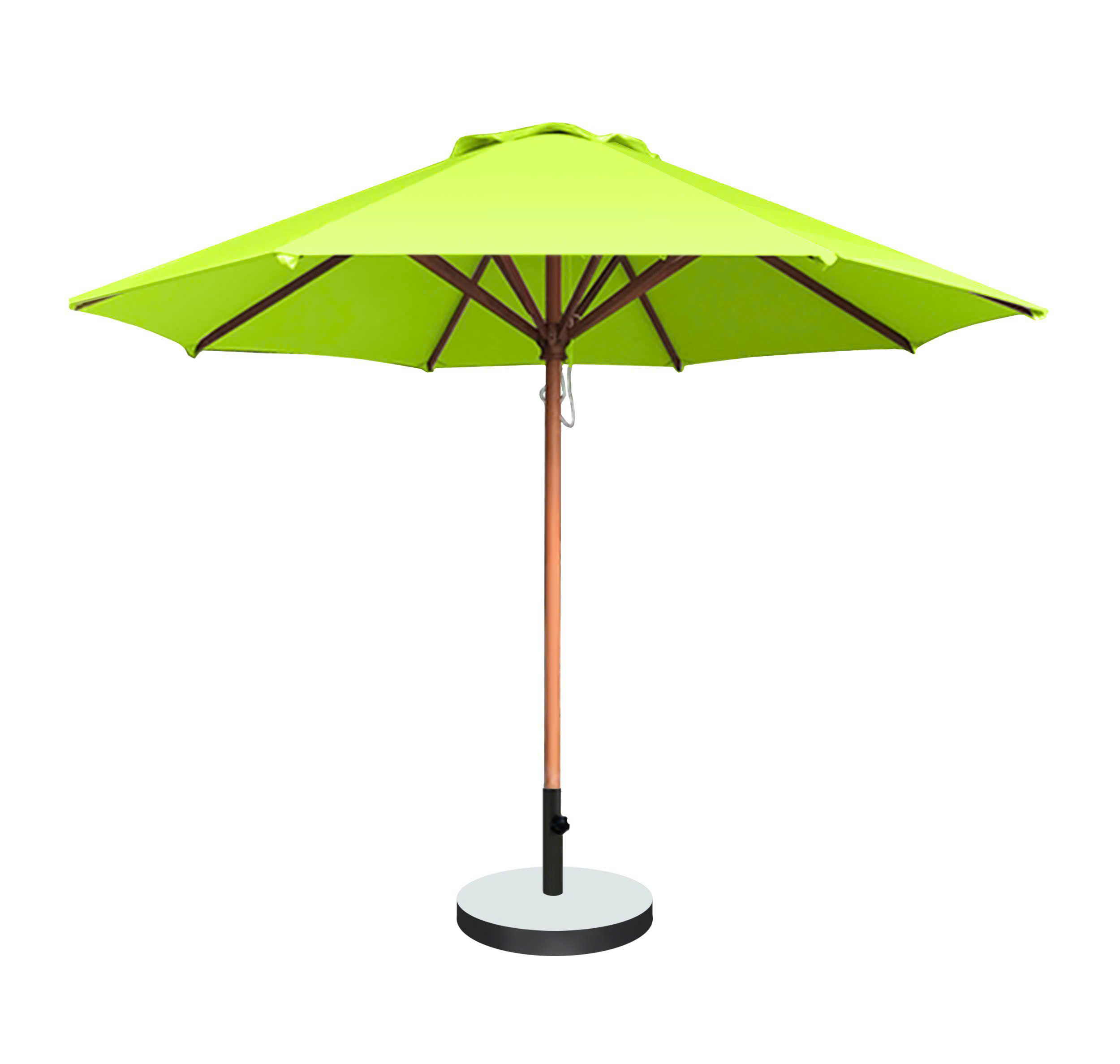 Dù Gỗ Sân Vườn 3m Màu Xanh Nõn Chuối Sang, Sáng, Đẹp